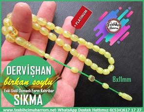Osmanlı Benzetme Eskitme Eski Usül TesbihlerTM13780Birkan Soylu Usta Özel Çalışma | Sıkma Kehribar Tespih – Eski Usül Osmanlı Form, Fıçı Kesim, Kaplan Gözü TesbihTespih Sıkma Kehribar l Sarı Damarlı Eski Usül Osmanlı Form Dervişhan Tesbih 