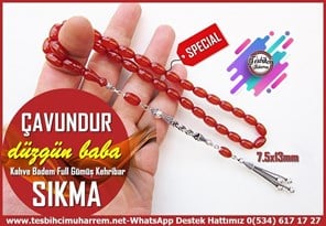 Hareli Kahve Kehribar TesbihlerTM14416Düzgün Baba Usta Dizayn Kahverengi Sıkma Kehribar Tesbih I Full Gümüş Püskül Badem Kesim Çavundur TesbihKahverengi Sıkma Kehribar Tesbih I Full Gümüş Püskül Badem Kesim Çavundur Tesbih