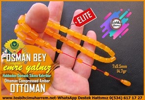 Osmanlı Antika Vişne Ton TesbihlerTM14441Emre Yalnız Usta İşçilikli  Sıfır Yapı Habbeden Sarı Damarlı Osmanlı Sıkma Kehribar Tesbih I Kapsül Kesim Osman Bey Tesbih Habbeden Sarı Damarlı Osmanlı Sıkma Kehribar Tesbih I Kapsül Kesim Osman Bey Tesbih