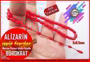 Katalin Ve Bağa TesbihlerTM14229Eyyüp Bayırhan Usta Tornası Mercan Kırmızısı Bürokrat Istaka Katalin Tespih I El Boy Kapsül Kesim Istaka Alizarin TesbihMercan Kırmızısı Bürokrat Istaka Katalin Tespih I El Boy Kapsül Kesim Istaka Alizarin Tesbih