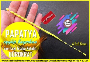 Katalin Ve Bağa TesbihlerTM14228Eyyüp Bayırhan Usta Tornası Sarı Miskevi Bürokrat Katalin Tespih I El Boy Kapsül Kesim Istaka Papatya TesbihSarı Miskevi Bürokrat Katalin Tespih I El Boy Kapsül Kesim Istaka Papatya Tesbih 