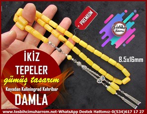  Damla Kehribar TesbihlerTM11764Gümüş Püsküllü İri Boy Kapsül Kesim Kaliningrad Eski Limon Damla Kehribar Tesbih İkiz TepelerGümüş Püsküllü İri Boy Kapsül Kesim Kaliningrad Eski Limon Damla Kehribar Tesbih İkiz Tepeler