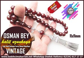Osmanlı Benzetme Eskitme Eski Usül TesbihlerTM14203Halit Uzunkaya Usta Vintage Eski Usül Sıkma Kehribar Tespih I Basık Küre Model Gümüş Püskül Vişne Osman Bey TesbihVintage Eski Usül Sıkma Kehribar Tespih I Basık Küre  Model Gümüş Püskül Vişne Osman Bey Tesbih