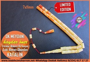 Katalin Ve Bağa TesbihlerTM14551Haydar Öner Usta İmzalı Miskevi Katalin Tespih I Orjinal Antika Objeden Tricolor Ok Kesme Ok Meydanı TesbihHaydar Öner Usta İmzalı Miskevi Katalin Tespih I Orjinal Antika Objeden Tricolor Ok Kesme Ok Meydanı Tesbih