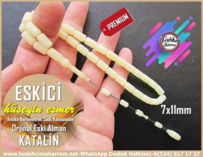 Katalin Ve Bağa TesbihlerTM13374Hüseyin Esmer Usta El İşçiliği Carvacraft Tespih | Katalin, Premium Çalışma, Kapsül Kesim, Antika Barometreli Alman Saat Kasasından 