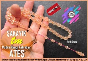 Gül Kurusu Ton TesbihlerTM14209Meçhul Usta Pudra Rengi Ateş Kehribar Tespih I Kapsül Kesim Sıralı Sistem Şakayık Tesbih Pudra Rengi Ateş Kehribar Tespih I Kapsül Kesim Sıralı Sistem Şakayık Tesbih 