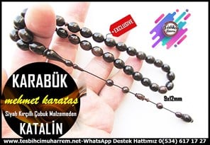 Katalin Ve Bağa TesbihlerTM14454Mehmet Karataş Usta İşçilikli Siyah Kırçıllı Renk Katalin Tesbih I Özel Çalışma Beyzi Kesim Karabük TesbihSiyah Kırçıllı Renk Katalin Tesbih I Özel Çalışma Beyzi Kesim Karabük Tesbih 