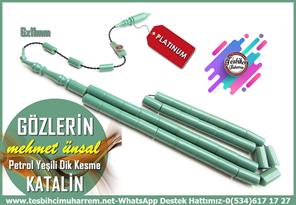 Katalin Ve Bağa TesbihlerTM14132Mehmet Ünsal Usta İmzalı Katalin Tesbih – Eski Alman Malzeme, Petrol Yeşili, Dik Kesme Gözlerin Tespih Tespih Katalin I Eski Alman Malzeme Dik Kesme Petrol Yeşili Gözlerin Tesbih 