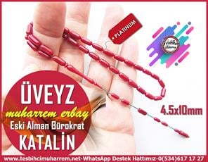 Katalin Ve Bağa TesbihlerTM12594Muharrem Erbay Usta İşçilikli Tespih | Katalin, Eski Alman Objeden, Bordo Renk, Kapsül Kesim, Bürokrat Model “Üveyz” TesbihTespih Katalin l Eski Alman Bordo Renk Kapsül Kesim Bürokrat Üveyz Tesbih 
