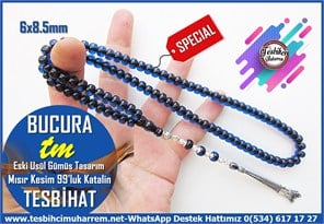 99luk Dua Ve Namaz TesbihatlarıTM14503Muharrem Karaoğlu Usta Dizayn 99'luk Eski Usül Ateş Kehribar Tesbih I Basık Teker Model Gece Mavisi Renk Bucura Dua Tesbihi 99'luk Eski Usül Ateş Kehribar Tesbih I Basık Teker Model Gece Mavisi Renk Bucura Dua Tesbihi
