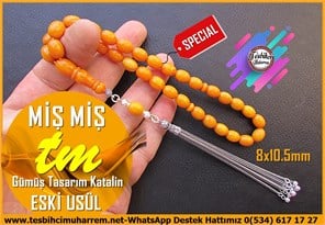 Osmanlı Benzetme Eskitme Eski Usül TesbihlerTM14885Muharrem Karaoğlu Usta Dizayn Eski Usül Katalin Tesbih I Kayısı Renk Beyzi Kesim Gümüş Tasarım Miş Miş TesbihEski Usül Katalin Tesbih I Kayısı Renk Beyzi Kesim Gümüş Tasarım Miş Miş Tesbih