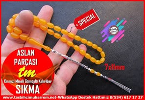 Hareli Damarlı Sarı Kehribar TesbihlerTM14303/AMuharrem Karaoğlu Usta Dizayn Sarı Kırmızı Mineli Gümüşlü Sıkma Kehribar Tespih I Badem Kesim Aslan Parçası TesbihSarı Kırmızı Mineli Gümüşlü Sıkma Kehribar Tespih I Badem Kesim Aslan Parçası Tesbih