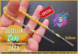 Kehribar Zaza Sallama TesbihlerTM14289Muharrem Karaoğlu Usta İşçilikli Sarı Sıkma Kehribar Zaza Tespih I Özel Çalışma Kapsül Kesim Full Gümüş Güzellik TesbihSarı Sıkma Kehribar Zaza Tespih I Özel Çalışma Kapsül Kesim Full Gümüş Güzellik Tesbih 