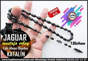 Katalin Ve Bağa TesbihlerTM14611Mustafa Erbay İmzalı Premium Katalin Tespih I Antika Sümen Takımından Efsane Siyah Jaguar Bakalite TesbihMustafa Erbay İmzalı Premium Katalin Tespih I Antika Sümen Takımından Efsane Siyah Jaguar Tesbih