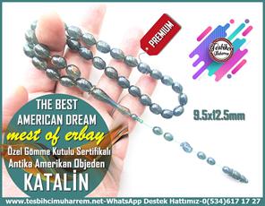 Katalin Ve Bağa TesbihlerTM13343Mustafa Erbay Usta El İşçiliği Katalin Tesbih | Multicolor Beyzi Kesim, Özel Gömme Kutulu Sertifikalı The Best American TesbihTespih Amerikan Katalin I Premium İşçilik Antika Malzeme Özel Kutulu Sertifikalı The Best American Tesbih