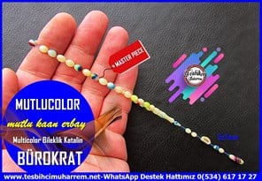 Maskot, Bileklik ve Bürokrat TespihlerTM14457Mutlu Kaan Erbay Usta İmzalı Rengarenk Lüks Bürokrat Katalin Tesbih I Beyzi Kesim Mutlucolor TesbihRengarenk Lüks Bürokrat Katalin Tesbih I Beyzi Kesim Mutlucolor Tesbih