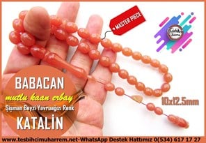 Katalin Ve Bağa TesbihlerTM14341Mutlu Kaan Erbay Usta İmzalı Yavruağızı Renk Katalin Tespih I Özel Tasarım Şişman Beyzi Kesim Babacan TesbihYavruağızı Renk Katalin Tespih I Özel Tasarım Şişman Beyzi Kesim Babacan Tesbih