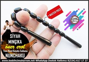 Zaza Selçuklu Sallaması TesbihlerTM14488Öner Erol Usta İşçilikli Siyah Jaguar Katalin Nuncaku Tesbih I Yeni Nesil Sallama Türkiye'de İlk Defa Mınçıka TesbihSiyah Jaguar Katalin Nuncaku Tesbih I Yeni Nesil Sallama Türkiye'de İlk Defa Mınçıka Tesbih