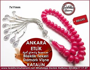 Özel Gümüş Tasarım Mercansal Tekeri Bileklik Katalin Tesbih Ankara Etlik