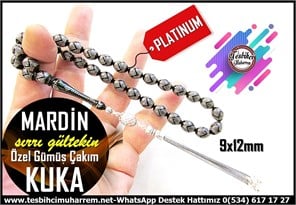 Kuka Ağacı TesbihlerTM14514Sırrı Gültekin Usta İşçilikli Kuka Tesbih I Gümüş Çakım İpek Gümüş Püsküllü Mardin TesbihSırrı Gültekin Usta İşçilikli Kuka Tesbih I Gümüş Çakım İpek Gümüş Püsküllü Mardin Tesbih