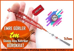 Tütün Ton TesbihlerTM14149Sırrı Gültekin Usta Tespih Bürokrat Ateş Kehribar I Gümüş Püsküllü Gümüş Çakım Turucu Emre Gürler TesbihTespih Bürokrat Ateş Kehribar  I Gümüş Püsküllü Gümüş Çakım Turucu Emre Gürler Tesbih