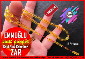 Zar Kehribar TesbihTM14163Suat Güngör Usta Zar Kehribar Tespih Emmoğlu – Profesyonel Çalışma, Gold Kapsül Kesim, El Yapımı Koleksiyonluk TespihTespih Zar Kehribar  I Kapsül Model Sarı Gold Saydam Emmoğlu Tesbih