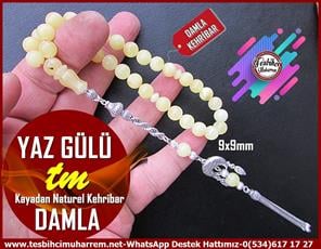  Damla Kehribar TesbihlerTM13187Tespih Damla Kehribar I Küre Kesim Limon Gümüş Püskül Yaz Gülü TesbihTespih Damla Kehribar I Küre Kesim Limon Gümüş Püskül Yaz Gülü Tesbih