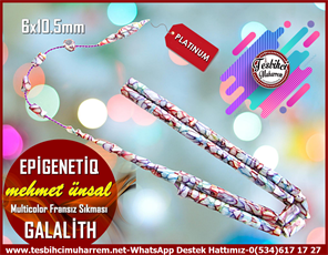 Galanit TesbihTM12793Tespih Galalith Fransız Sıkması Multicolor Profesyonel Dik Kesme Epigenetik Tesbih Tespih Galalith Fransız Sıkması Multicolor Profesyonel Dik Kesme Epigenetik Tesbih 