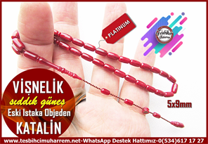 Katalin Ve Bağa TesbihlerTM14159Tespih Katalin  I İnce Kapsül Model Eski Istakadan Bordo Renk Vişnelik Tesbih Tespih Katalin  I İnce Kapsül Model Eski Istakadan Bordo Renk Vişnelik Tesbih 