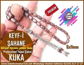 Tespih Kuka Gümüş Püsküllü Gümüş İşlemeli Profesyonel On Numara Keyf-i Şahane Premium Tesbih 