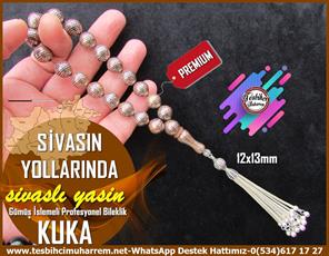 Maskot,Bileklik,Can-ı Gönül TesbihlerTM12559Tespih Kuka Yoğun Gümüş İşlemeli Bileklik Boy Sivasın Yollarında TesbihTespih Kuka Yoğun Gümüş İşlemeli Bileklik Boy Sivasın Yollarında Tesbih