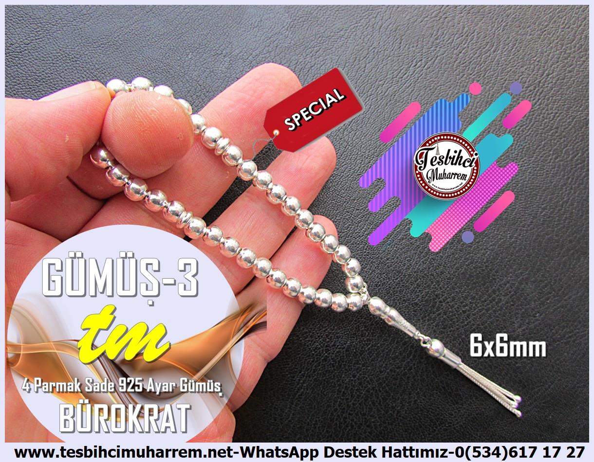 Maskot, Bileklik ve Bürokrat TespihlerTM13920“Tesbihci Muharrem Atölyesi: 925 Ayar Gümüş Bürokrat Tesbih – 4 Parmak Sade Küre Kesim | Gümüş-3”TespihTespih Gümüş Bürokrat I Sade 4 Parmak 925 Ayar Gümüş-3 Tesbih