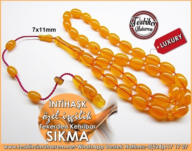  Üst Düzey İşçilik Özel Çalışma Tekerden Eski Döküm Sıkma Kehribar Tesbih İntihaşk