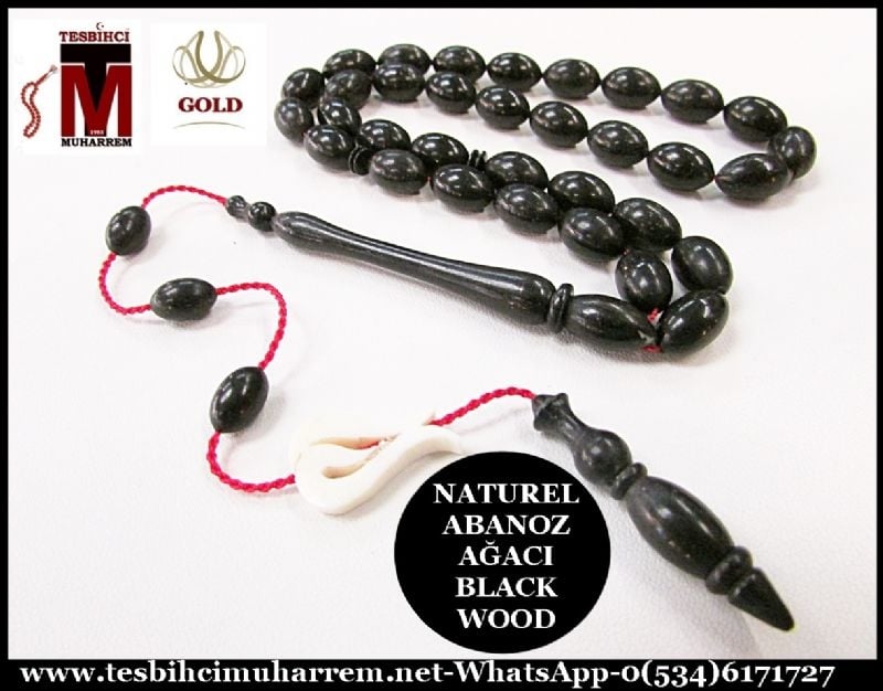 NATUREL ABANOZ AĞACI 7x11 mm JAGUAR BLACK WOOD