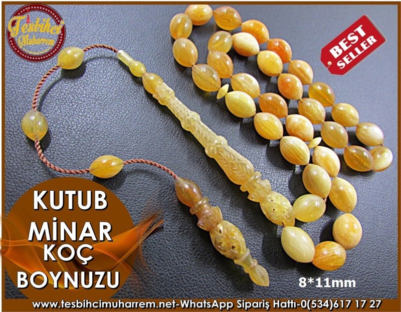 Koç Boynuzu Tesbih 8*11 Kutup Minar