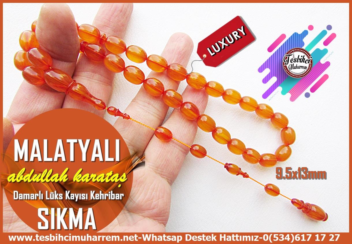 Hareli Damarlı Sarı Kehribar TesbihlerTM14118Abdullah Karataş Usta İşçilikli Sıkma Kehribar Tesbih – Lüks Çubuk Malzemeden, Kayısı Rengi, Malatyalı Özel TasarımTespih Sıkma Kehribar I Lüks Çubuk Malzemeden Kayısı Malatyalı Tesbih