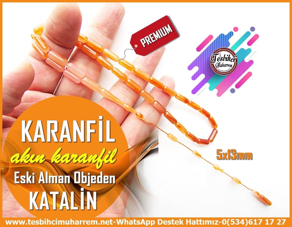 Katalin Ve Bağa TesbihlerTM13827Akın Karanfil Usta El İşçiliği Tespih | Eski Alman Katalin, Kayısı Renk, Özel Kutulu, Sertifikalı – “Karanfil” TesbihTespih Eski Alman Katalin l Özel Gömme Kutulu Sertifikalı Objeden Kayısı Antika Karanfil Tesbih