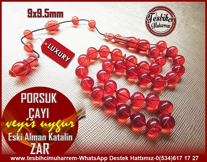 Katalin Ve Bağa TesbihlerTM11064Alman Katalin Zar Tesbih Sığırcık Kesim Kırmızı Ton Porsuk ÇayıAlman Katalin Zar Tesbih Sığırcık Kesim Kırmızı Ton Porsuk Çayı