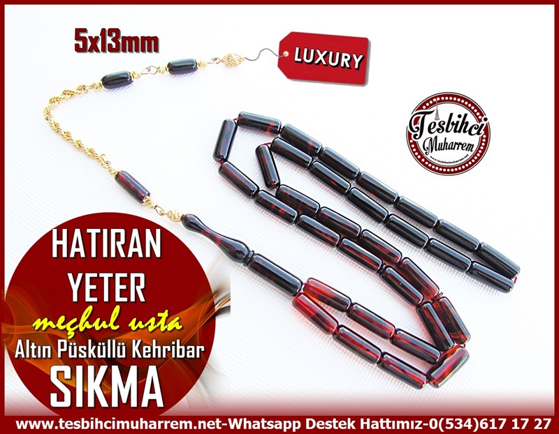 Hareli Kahve Kehribar TesbihlerTM11144Altın Püsküllü Kırçıllı Uzun Kapsül Sıkma Kehribar Tesbih Hatıran Yeter Altın Püsküllü Kırçıllı Uzun Kapsül Sıkma Kehribar Tesbih Hatıran Yeter 