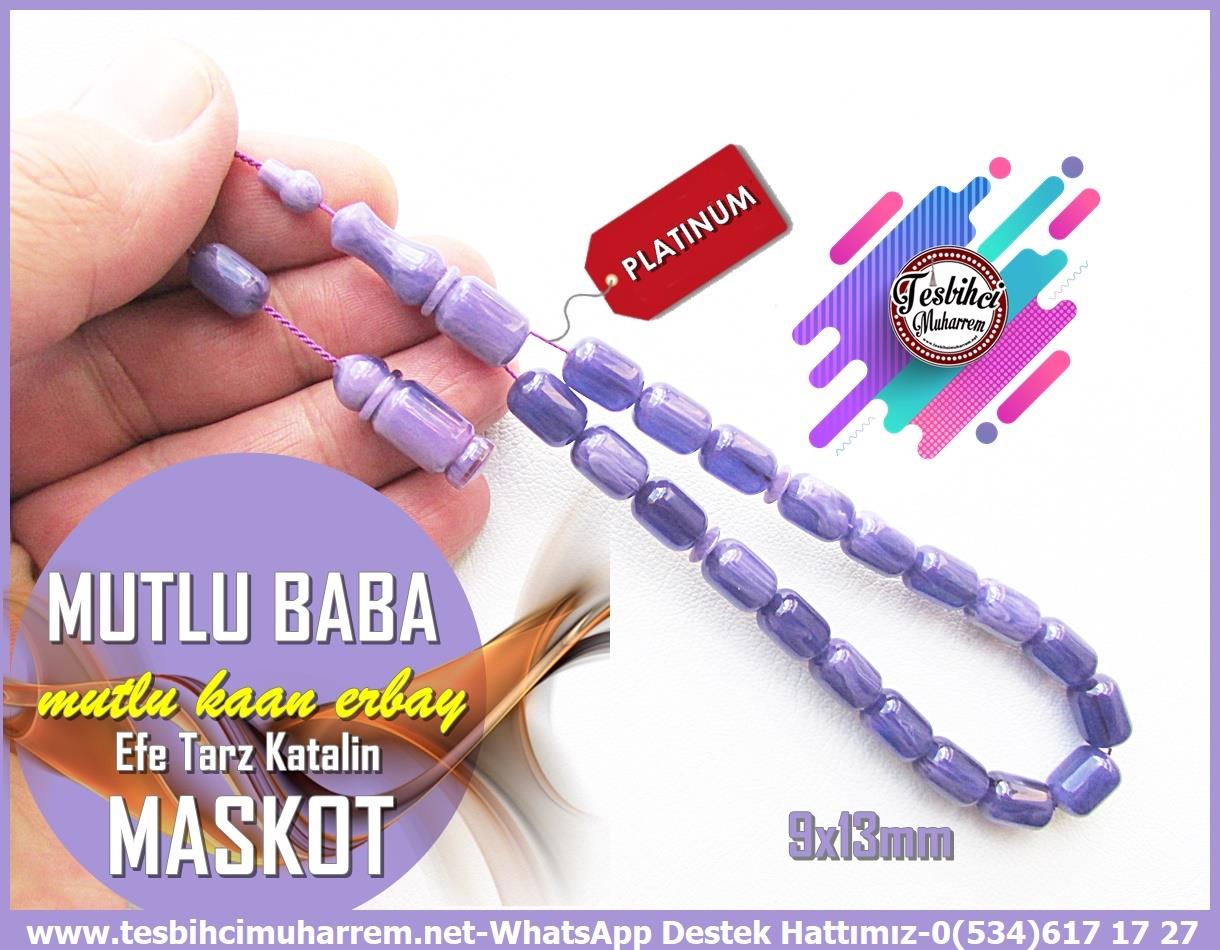 Efe Maskot TesbihlerTM13841Aykut Güner Usta El İşçiliği Tespih | Vintage, Yıllanmış Tesbihten Traş, İskender Model Sıkma Kehribar 