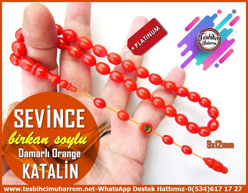 Katalin Ve Bağa TesbihlerTM12436Beyzi Kesim Katalin Tespih Damarlı Turuncu Renk Sevince TesbihBeyzi Kesim Katalin Tespih Damarlı Turuncu Renk Sevince Tesbih