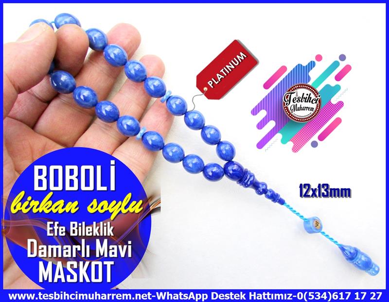 Katalin Ve Bağa TesbihlerTM12444Bilek Boy Katalin Tespih Mavi Damarlı Beyzi Kesim Maskot Bileklik Efe Boboli TesbihBilek Boy Katalin Tespih Mavi Damarlı Beyzi Kesim Maskot Bileklik Efe Boboli Tesbih
