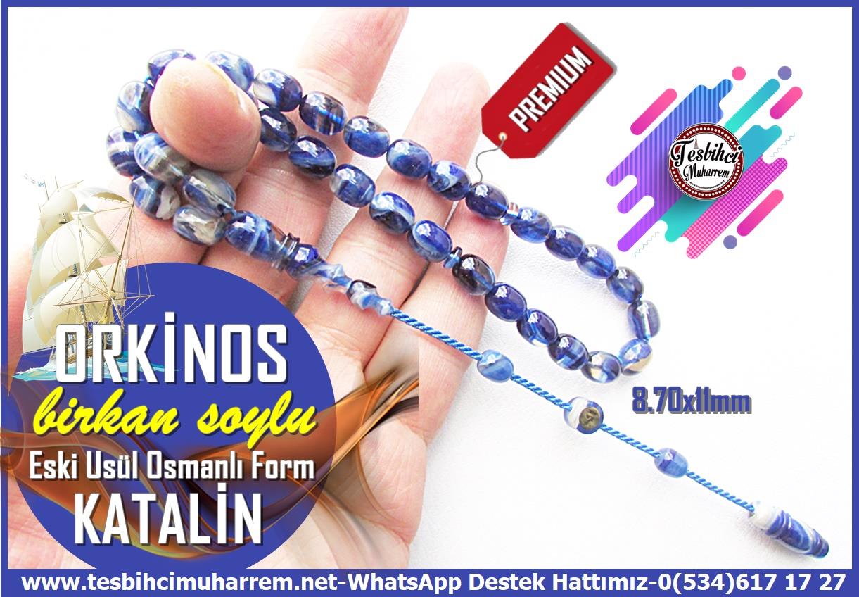 Katalin Ve Bağa TesbihlerTM14018Birkan Soylu Usta İşçilikli Eski Usül Katalin Tespih – Osmanlı Form, Nazar Boncuğu Renkli, Limited Edition Orkinos TespihTespih Eski Usül Katalin I Osmanlı Form Limited Edition Orkinos Tesbih