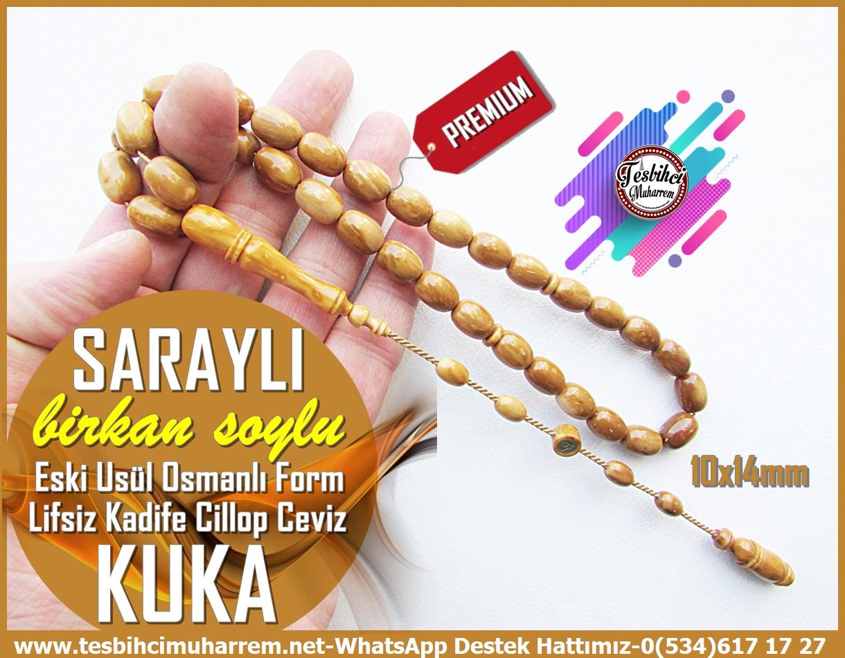Kuka Ağacı TesbihlerTM13714Birkan Soylu Usta Premium İşçilikli Tespih | Kuka, Osmanlı Form, Lifsiz Kadife Ceviz “Saraylı” – Cirlop Model TesbihTespih Kuka l Eski Usül Osmanlı Form Lifsiz Kadife  Ceviz Cirlop Saraylı Tesbih 