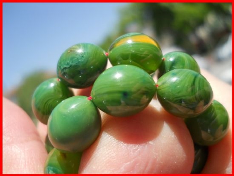 10X12 mm TESBİH-ÜL ERİK-ÜL MUVASALA SIKMA KEHRİBAR