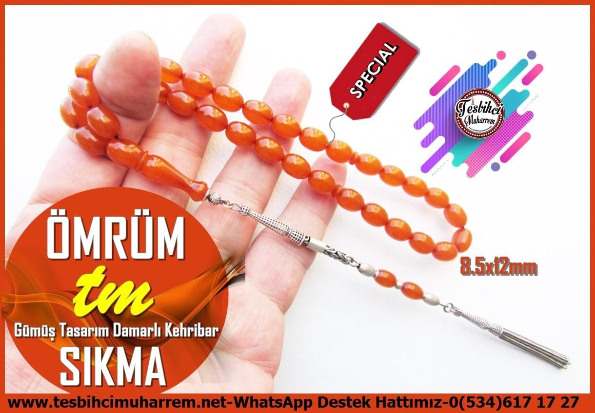 Kayısı Kehribar TesbihlerTM14015Düzgün Baba Usta İşçilikli Ömrüm Sıkma Kehribar Tespih – Uzun Tasarım, Gümüş Püsküllü, Kahve Ton, Beyzi Kesim El Yapımı Koleksiyonluk TesbihTespih Sıkma Kehribar I Uzun Gümüş Püsküllü Kahve Ton Beyzi Kesim Ömrüm Tesbih 