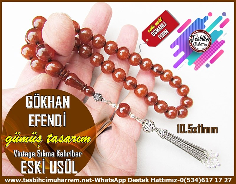 Osmanlı Benzetme Eskitme Eski Usül TesbihlerTM12146Gümüş Tasarım Osmanlı Form Eski Usül Kahve Vintage Sıkma Kehribar Tesbih Gökhan EfendiGümüş Tasarım Osmanlı Form Eski Usül Kahve Vintage Sıkma Kehribar Tesbih Gökhan Efendi