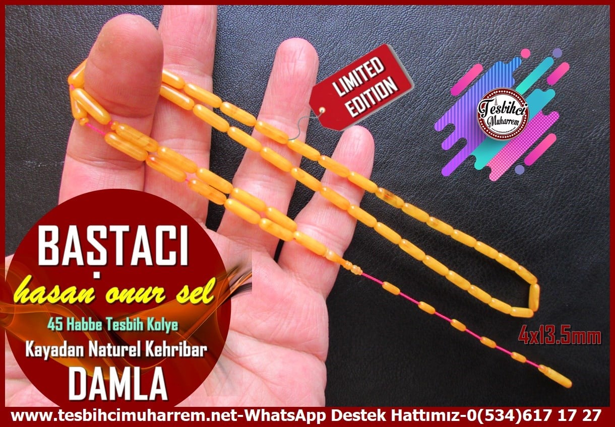  Damla Kehribar TesbihlerTM14224Hasan Onur Sel Usta Tornası Kayadan Damla Kehribar Tespih I Hem Kolye Hem Tesbih Limited Edition Baştacı Tesbih Kayadan Damla Kehribar Tespih I Hem Kolye Hem Tesbih Limited Edition Baştacı Tesbih