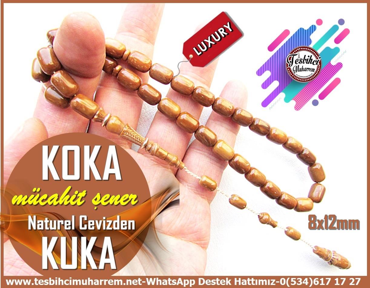 Kuka Ağacı TesbihlerTM13790Mücahit Şener Usta El İşçiliği Tespih | Naturel Ceviz Kuka, Oymalı İmame, Gümüş Çember, Kapsül Kesim “Koka”TesbihTespih Kuka l Oymalı İmame Gümüş Çember Kapsül Kesim Naturel Ceviz Koka Tesbih