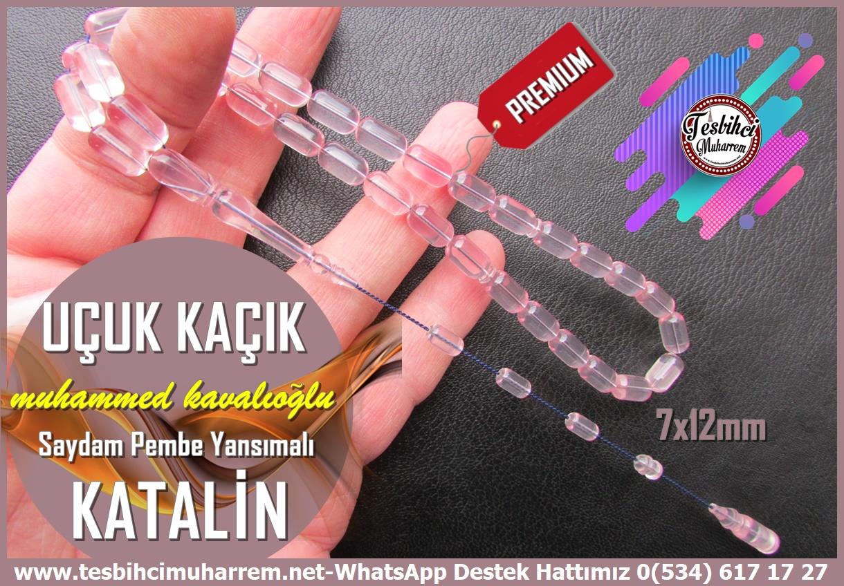 Katalin Ve Bağa TesbihlerTM14101Muhammed Kavalıoğlu Usta Tespih Limited Edition Pembe Yansımalı Katalin Kapsül Kesim Uçuk Kaçık TesbihMuhammed Kavalıoğlu Limited Edition Pembe Yansımalı Katalin Kapsül Kesim Uçuk Kaçık Tesbih